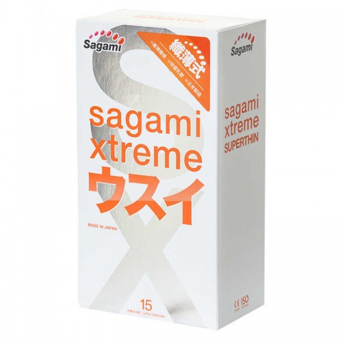 Латексные ультратонкие презервативы Sagami Xtreme 0.04 15’S