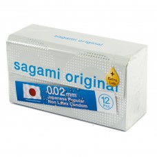Полиуретановые презервативы Sagami Original 0.02 12’S