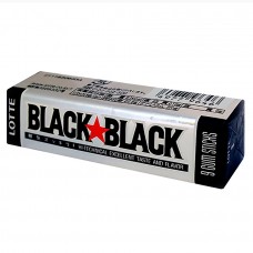 Жевательная резинка «Lotte Black Black Gum»